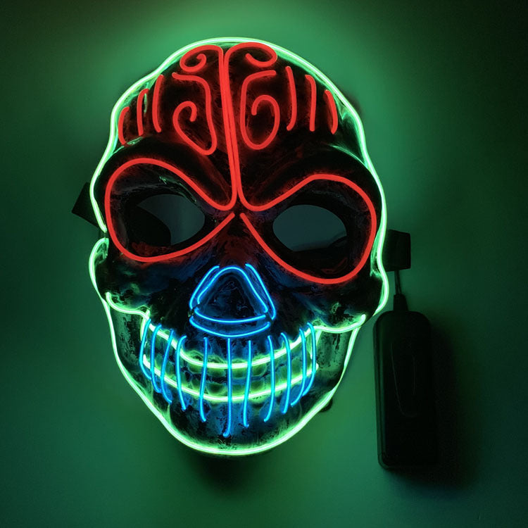 masque LED terrifiant halloween