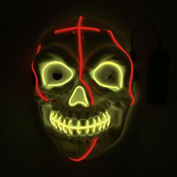 masque LED terrifiant halloween